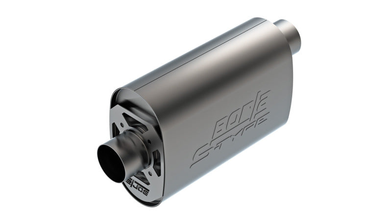 Borla CrateMuffler LS3 3in Offset/Center 14in x 4.35in x 9.10in Oval Muffler S-Type - performance offroad parts