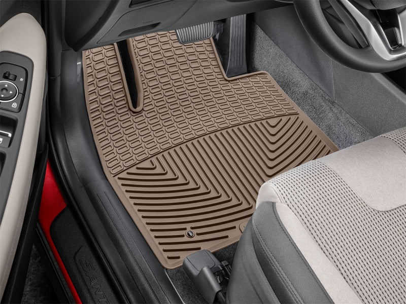 WeatherTech 19-20 Hyundai Santa Fe Front Rubber Mats - Tan Secondary image