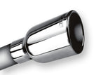 Borla 2.25in Inlet 3.19in Round Rolled Angle Cut Outlet x 5in Long Embossed Tip for offroad performance upgrades.