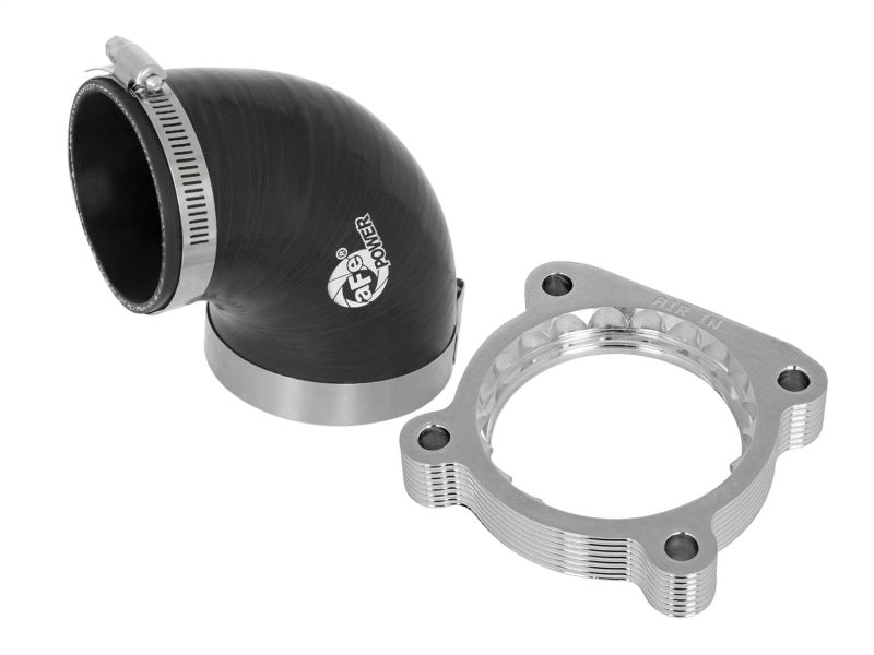 aFe Silver Bullet Throttle Body Spacers TBS 10-16 Nissan Patrol (Y62) V8-5.6L (320hp) Secondary image