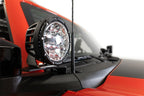 Addictive Desert Designs21-23 Ford Bronco/Raptor Dual Ditch Light Brackets with offroad lighting