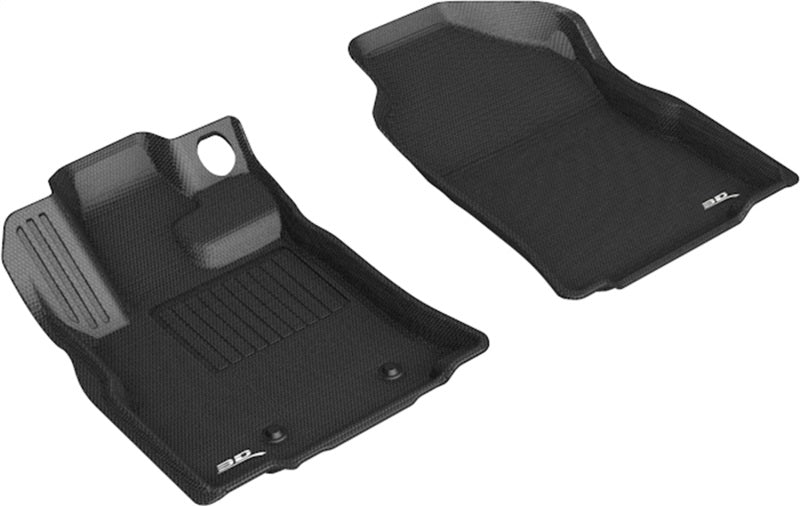 3D MAXpider 19-23 Subaru Ascent Kagu 1st Row Floormat - Black Main image