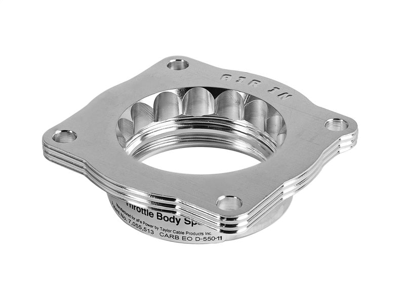 aFe Silver Bullet Throttle Body Spacers TBS BMW 325i (E46) 01-06 L6-2.5L Secondary image