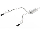 Borla 09-17 Ram 1500 5.7L V8 5in Single Tip Black Chrome Cat-Back Touring Exhaust Through Bumper components