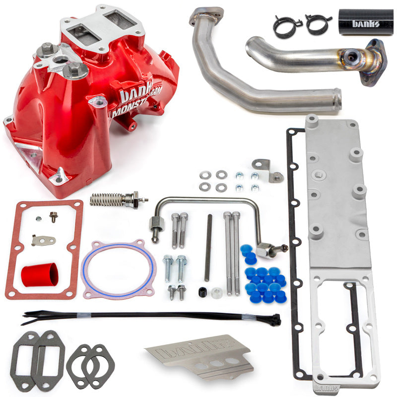 Banks Power 19-24 Ram 3500/4500/5500 6.7L Diesel Monster-Ram Intake System w/Fuel Line - Red Secondary image