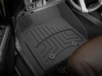 WeatherTech 18-20 Toyota Tacoma Front FloorLiner HP - Black in vehicle interior