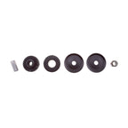 Bilstein 4600 Series 2014 Dodge Ram 2500 Rear 46mm Monotube Shock Absorber components for offroad performance upgrades.