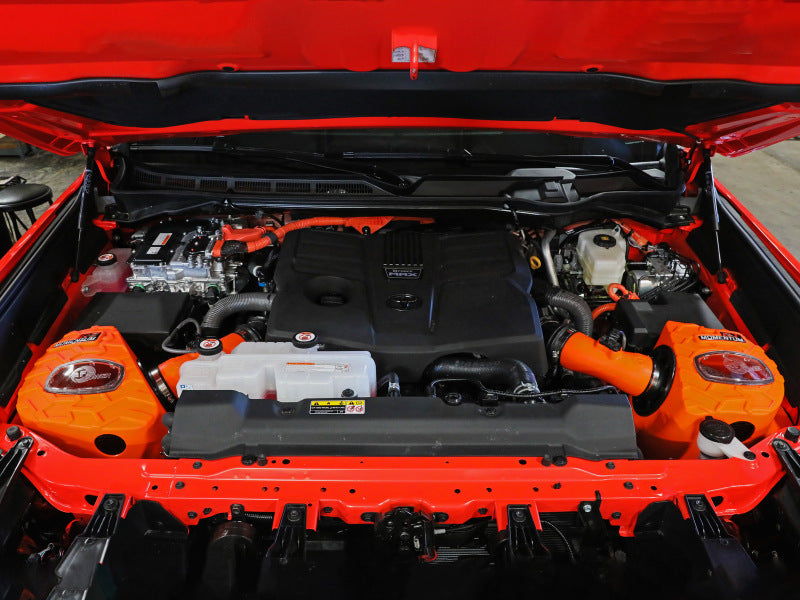 aFe 2022 Toyota Tundra V6-3.5L (tt) Momentum GT Cold Air Intake System w/ Pro 5R Filter - Orange Secondary image
