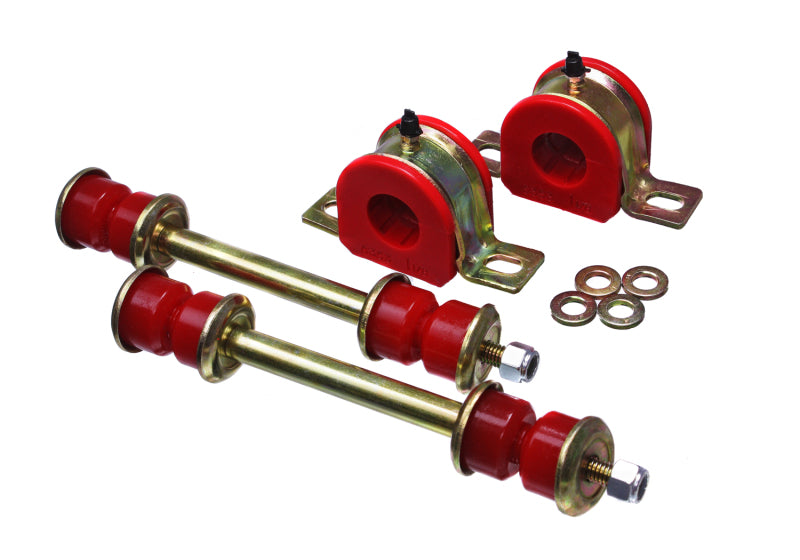 Energy Suspension 99-06 Chevrolet Silverado Red 28mm Front Sway Bar Bushings for offroad performance upgrades. Main image