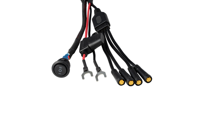 Diode Dynamics Stage Series Rock Light Single Color M8 3-Pin Wiring Harness Secondary image