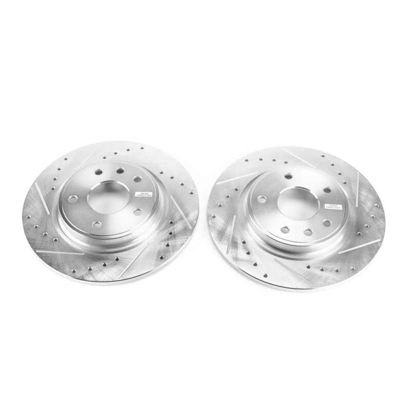Power Stop 71-73 Buick Centurion Front Evolution Drilled & Slotted Rotors - Pair Secondary image