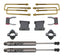 MaxTrac 07-16 GM C1500 2WD w/Cast Steel Susp. 4in Rear Lift Kit components including shocks and brackets.