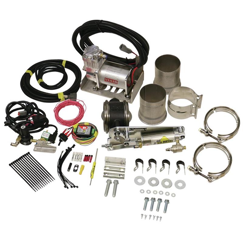 BD Diesel Exhaust Brake - Universal 4.0in c/w Air Compressor Secondary image