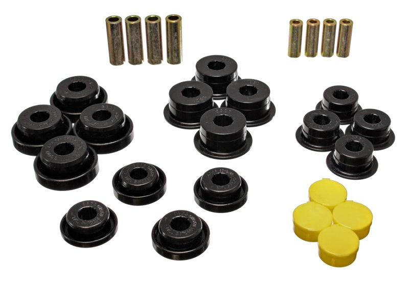 Energy Suspension 97-06 Jeep Wrangler TJ/YJ Black Front Control Arm Bushings (Must reuse OEM Outer S Secondary image
