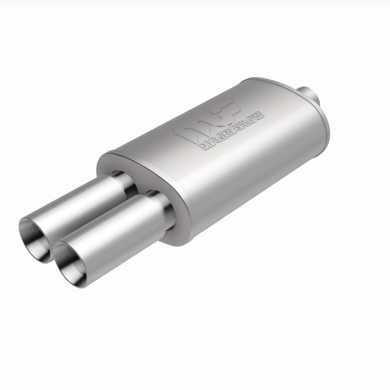 MagnaFlow Muffler W/Tip Mag SS 14X5X8 2.25/3 for Jeep and offroad performance upgrades