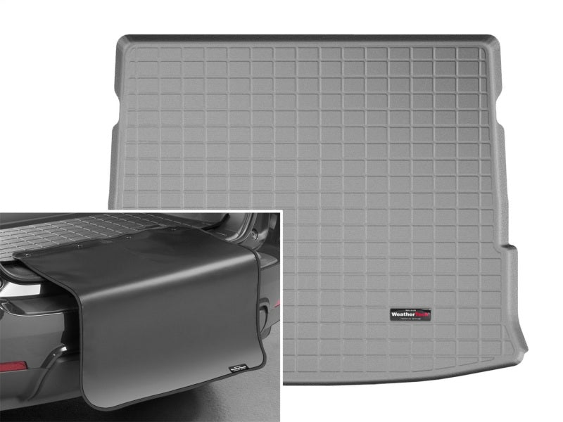 WeatherTech 14+ Toyota Highlander Cargo Liner w/ Bumper Protector - Grey Secondary image