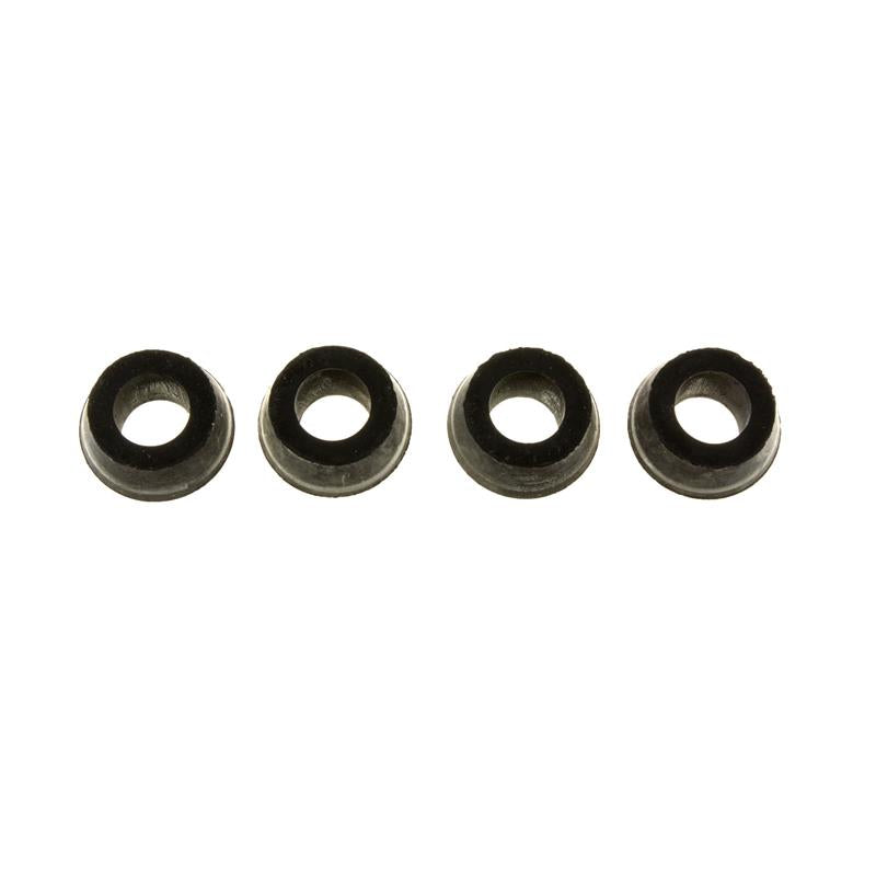 Bilstein 4600 Series 84-95 Toyota 4Runner/84-89 Pickup Rear 46mm Monotube Shock Absorber rubber bushings for offroad performance upgrades.