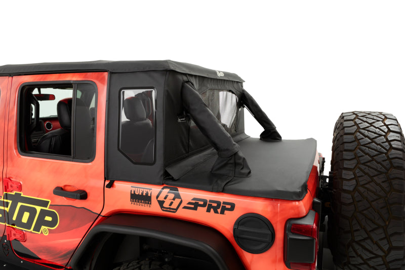Bestop 18-23 Jeep Wrangler JL 4-Door Halftop Conversion Kit (Black Diamond) Secondary image
