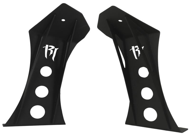 Rigid Industries Jeep JK - Double A-Pillar Mount - Mounts 2 sets of Dually/D2 for offroad lighting and electrical