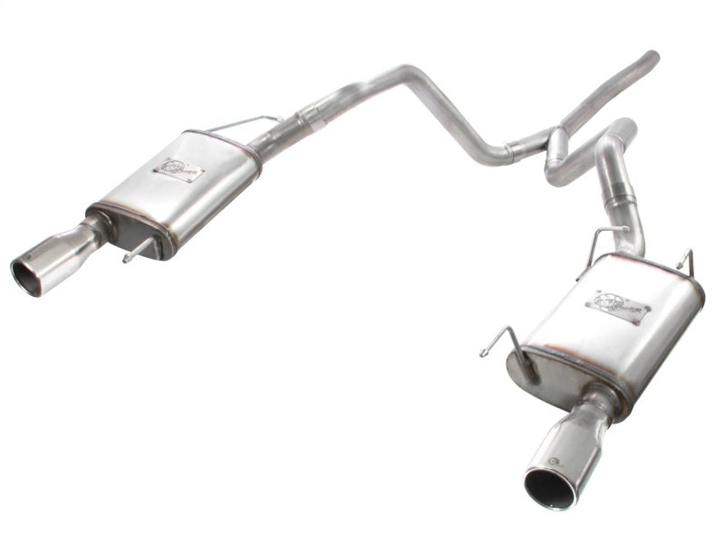 aFe MACHForce XP 05-09 Ford Mustang V6 4.0L 2-1/2in. 409 SS Cat-Back Exhaust Secondary image