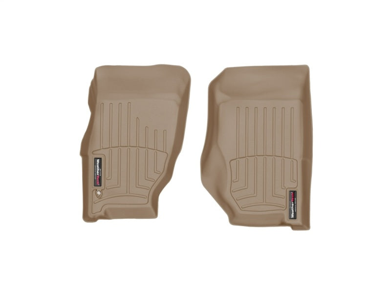 WeatherTech 02-07 Jeep Liberty Front FloorLiner - Tan Secondary image