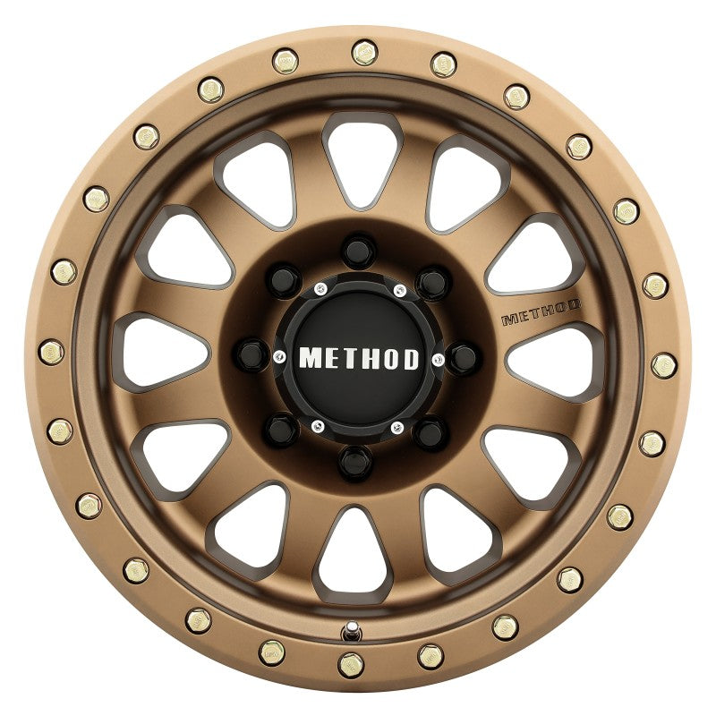 Method MR304 Double Standard 17x8.5 0mm Offset 8x6.5 130.81mm CB Method Bronze Wheel Secondary image