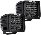 Rigid Industries D Series PRO Midnight Edition - Spot - Diffused - Pair for offroad lighting and electrical