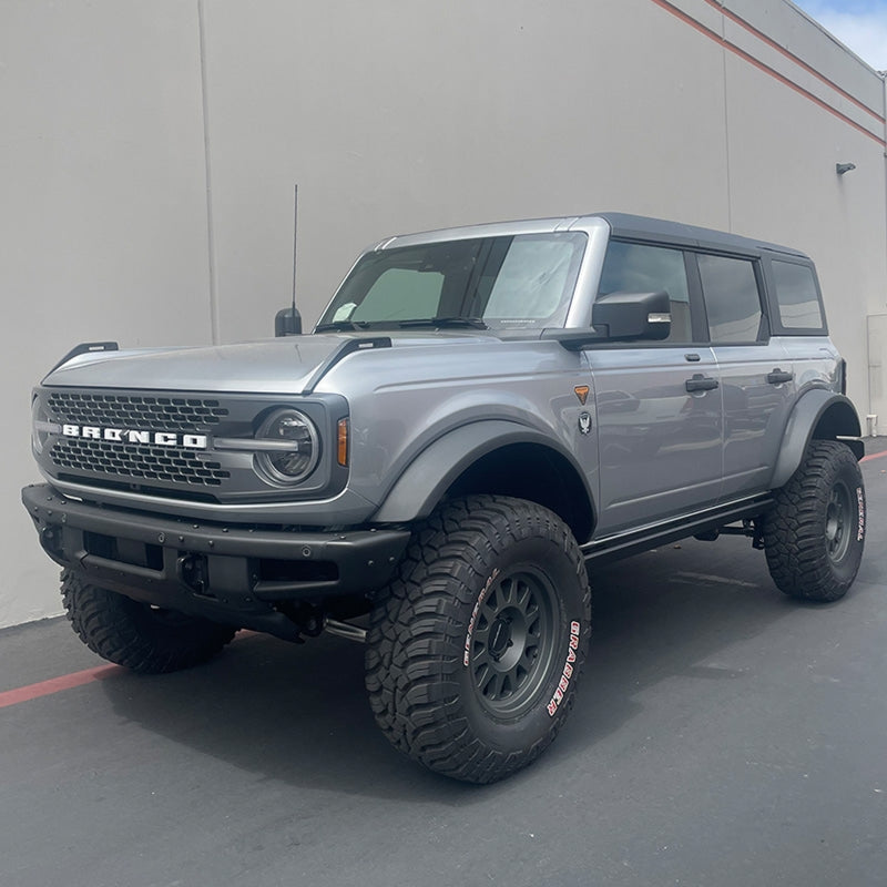 Camburg Ford Bronco 21-23 1.25in Performance Uniball Upper Arms (w/Covers) on offroad truck