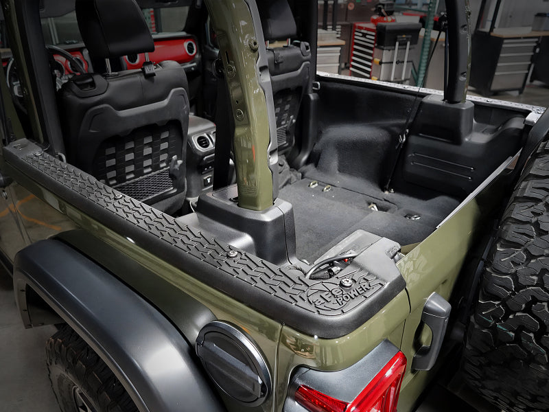 aFe 18-24 Jeep Wrangler JL (2-Door Models w/ 3-Piece Hard-Top Only) Terra Guard Tub Rail Covers Secondary image