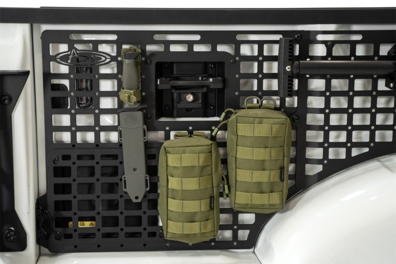 Addictive Desert Designs2021+ Ford F150 Bed Side Molle Panels - Driver Side Full Set with gear and accessories