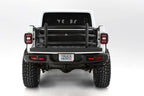 AMP Research 20-22 Jeep Gladiator (Does Not Work w/Tonneau Cvrs) Bedxtender HD Sport - Black on truck with offroad tires