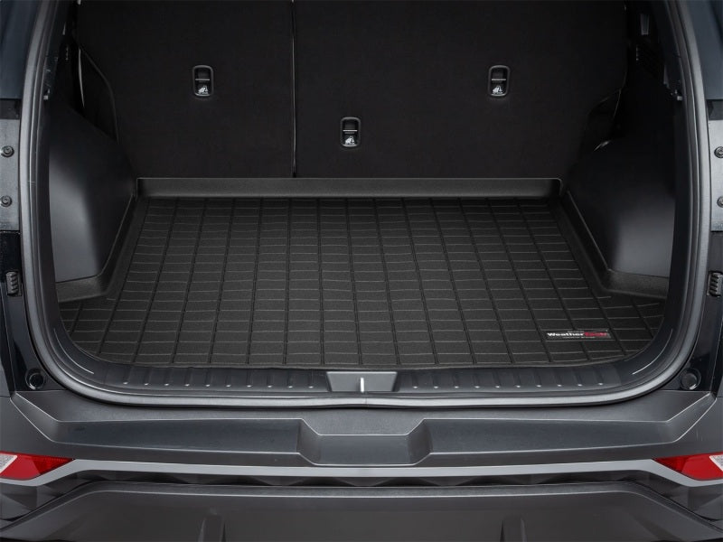 WeatherTech 2022+ Hyundai Tucson (Behind 2nd Row Seating) Cargo Liners - Black in trunk area