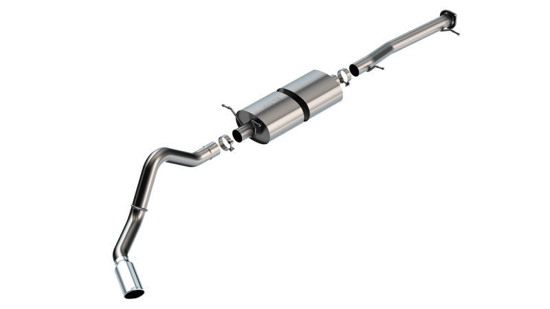 Borla 20-22 Chevrolet/GMC Silverado/Sierra 6.6L T-304 SS Cat-Back S-Type Exhaust - Brushed Main image