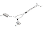 Borla 14-15 Camaro 3.6L V6 Single Split Rear Exit Touring Catback Exhaust system with stainless steel components