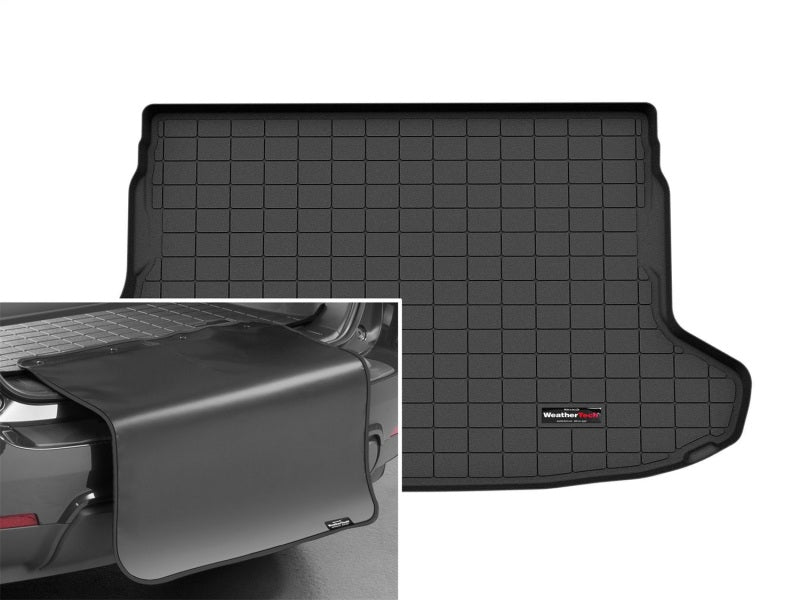 WeatherTech 2022 BRZ/GR86 (Vehicles w/6 or 8 Speakers) Cargo Liner w/Bumper Protector - Black Secondary image