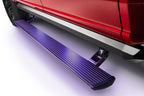 AMP Research 2018 Dodge Ram Crew Cab PowerStep XL - PNP side view with LED lighting, ideal for offroad truck accessories online.