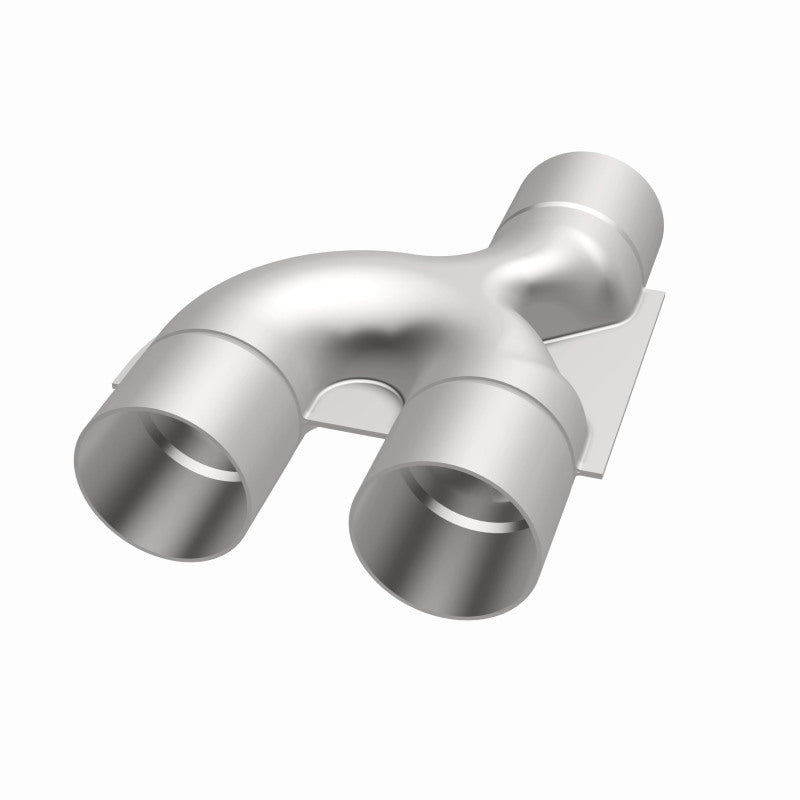 MagnaFlow Smooth Trans Y 2.50inch SS 90 deg. exhaust pipe for offroad performance upgrades.