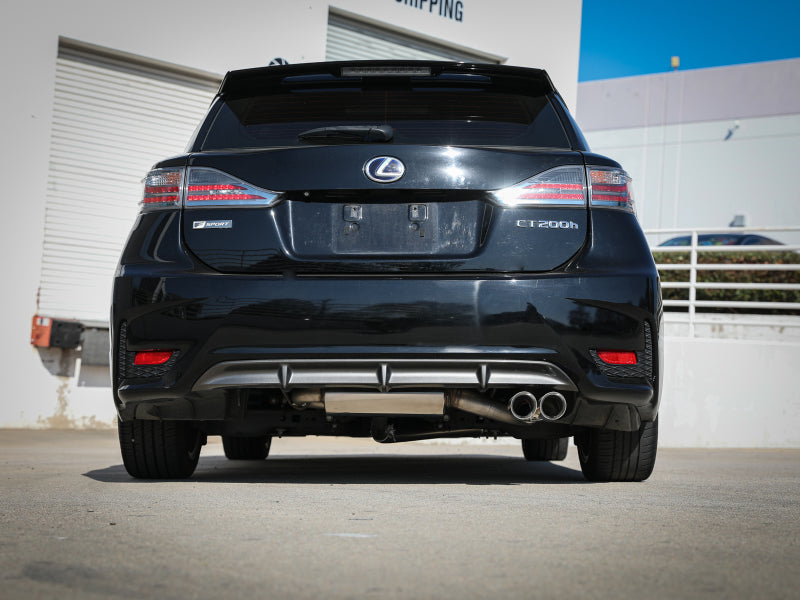 aFe POWER Takeda 2in to 2-1 304 SS Cat-Back Exhaust w/ Polished Tips 11-17 Lexus CT200h 1.8L Secondary image