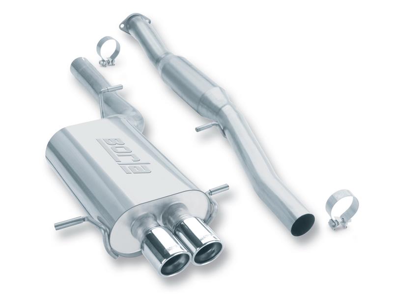 Borla 02-07 WRX Twin Tip Hush Catback Exhaust for offroad performance upgrades
