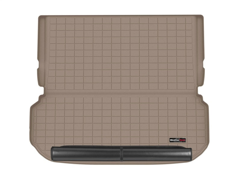 WeatherTech 2022+ Infiniti QX60 Behind 2nd Row Seating Cargo Liner w/Bumper Protector - Tan Secondary image