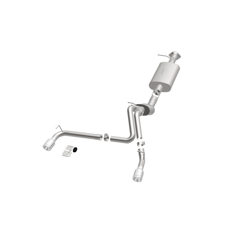 MagnaFlow Sys C/B 07 GM Hummer H2 Split Rear exhaust system for performance upgrades