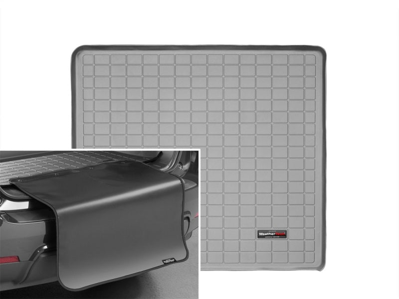 WeatherTech 10+ Toyota 4Runner Cargo Liner w/ Bumper Protector - Grey Secondary image