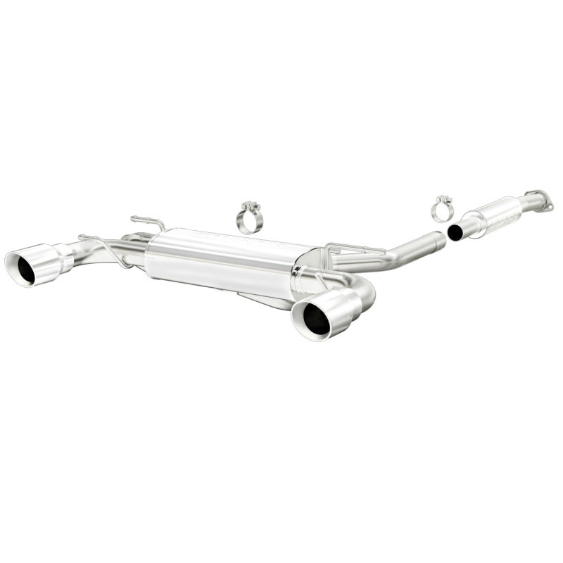 MagnaFlow 13 Scion FR-S / 13 Subaru BRZ Dual Split Rear Exit Stainless Cat Back Performance Exhaust Secondary image