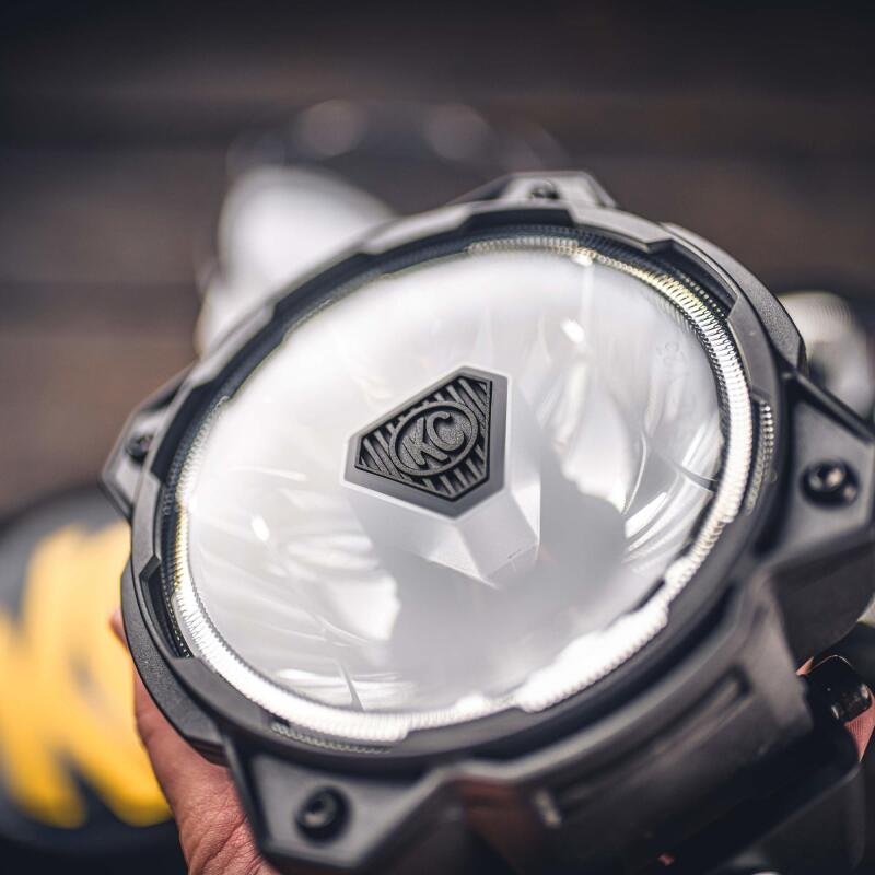 KC HiLiTES Gravity Titan LED 6in. - Pair Pack (Spot Beam) design