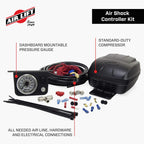 Air Lift 160 PSI Air Shock Controller kit with gauge and compressor
