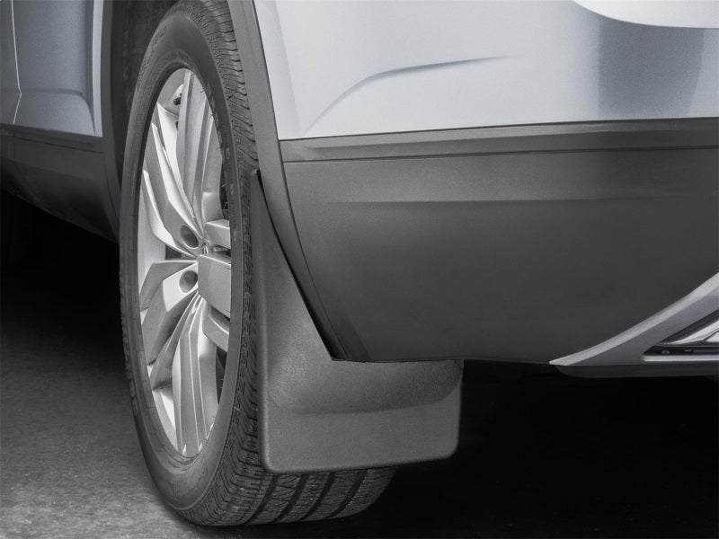 WeatherTech 18-24 Volkswagen Atlas / 20-24 Atlas Cross Sport No Drill Mudflaps - Black Secondary image