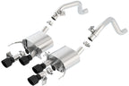 Borla 14-18 C7 Corvette Stingray Axle-Back ATAK Exhaust 2.75in To Muffler Dual 2.75in Out 4.25in Tip parts and components