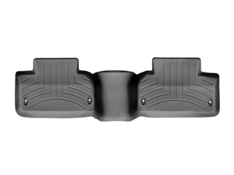 WeatherTech 13+ Land Rover Range Rover Evoque Rear FloorLiner w/ 2nd Row Retention - Black Secondary image