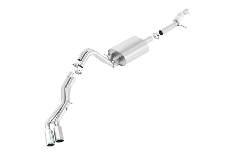 Borla Touring Cat Back 15-16 Chevy Tahoe 5.3L V8 2.75in, 2.25in Dual Same Side Exit 4in Tips Secondary image