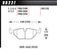 Hawk 92-98 BMW 318i DTC-30 Race Rear Brake Pads dimensions